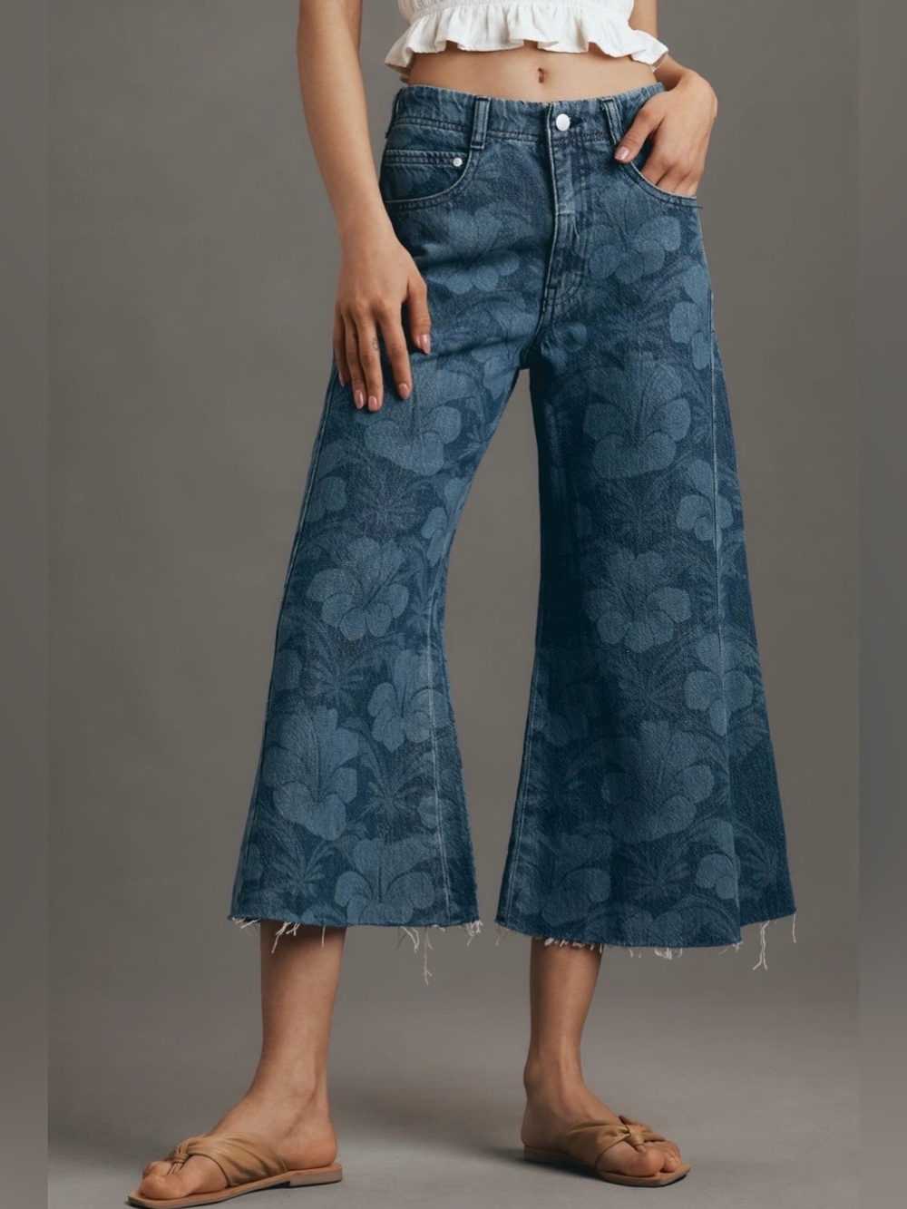 Anthropologie Pilcro Adi Crop Flare Jeans